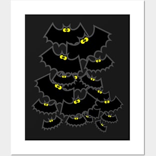 Bats Emoji Posters and Art